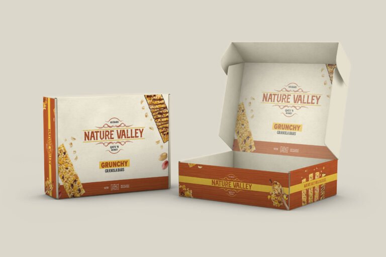Mailer box packaging design by PixPulse Studio
