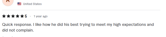 Amazon Seller Review