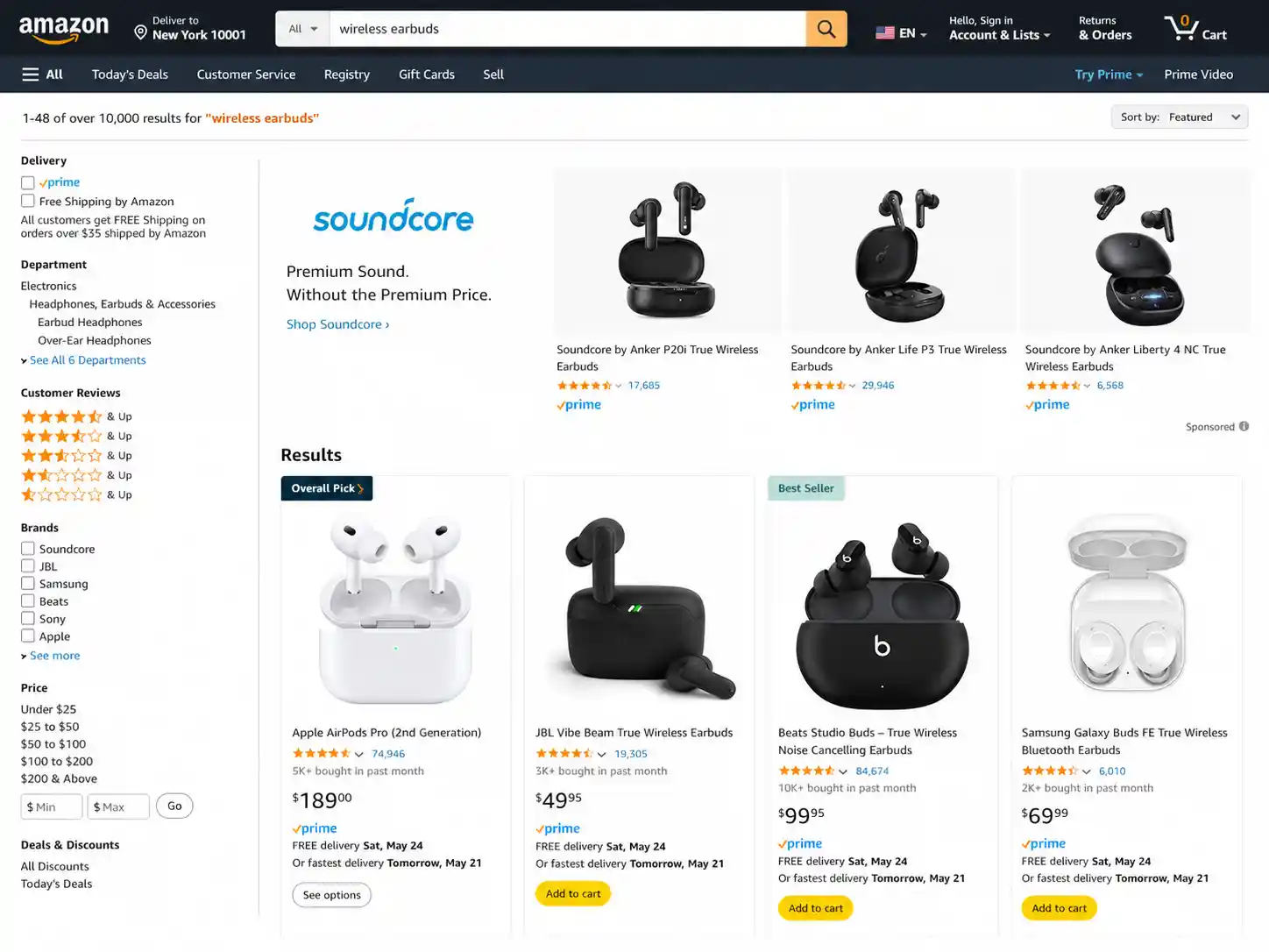 Amazon search results showing PixPulse Studio listing images